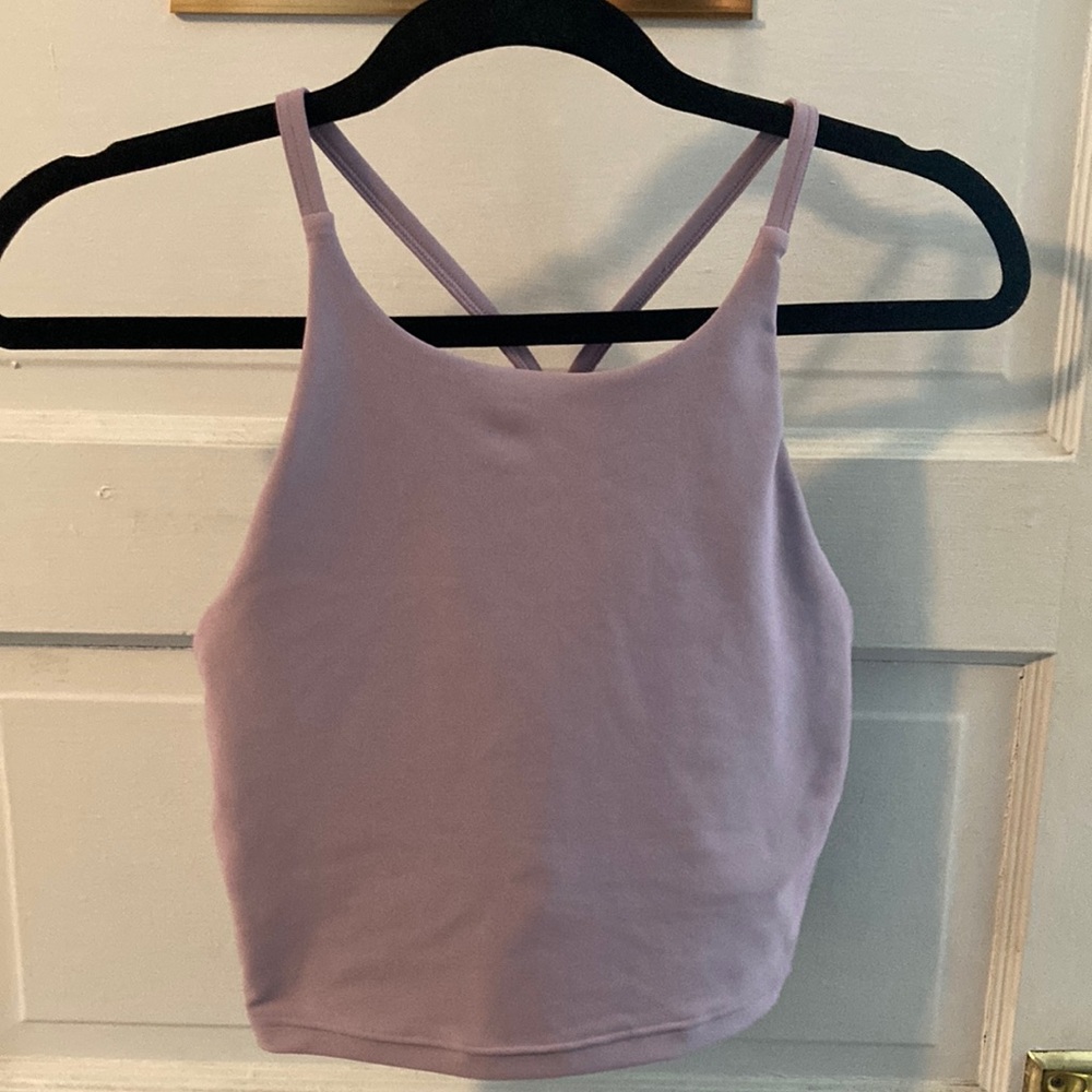 NWOT Lavender Longline Sports Bra Size S